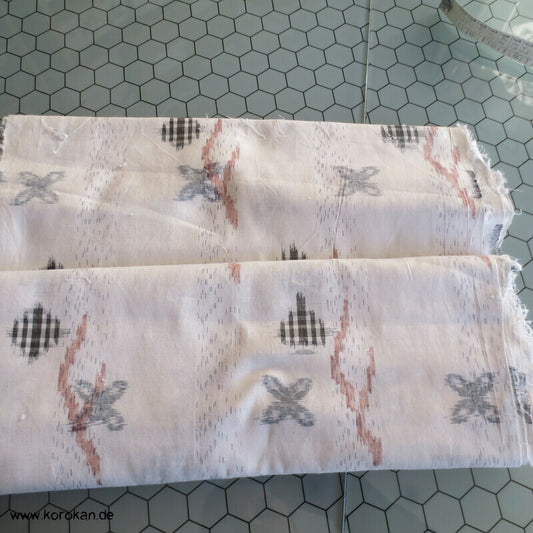 Araihari Baumwoll Kasuri Kimono Stoff