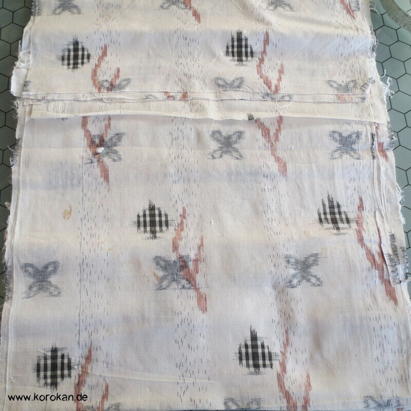 Araihari Baumwoll Kasuri Kimono Stoff