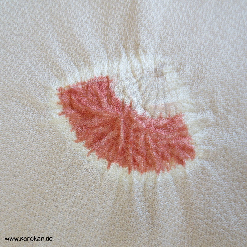 Shibori - Fächermuster Kimono Seide