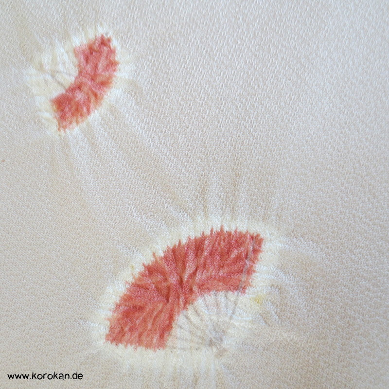 Shibori - Fächermuster Kimono Seide