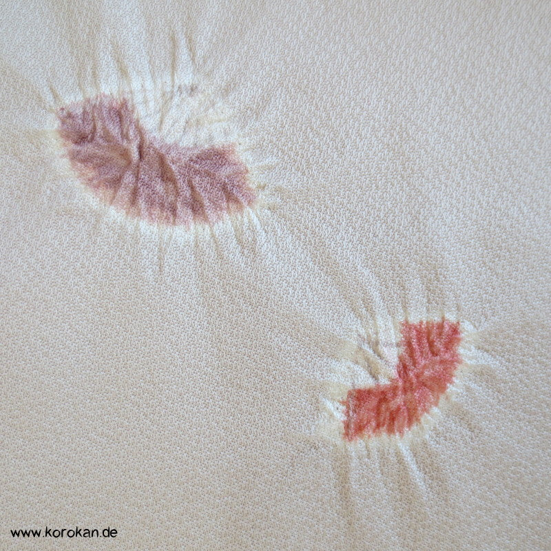 Shibori - Fächermuster Kimono Seide