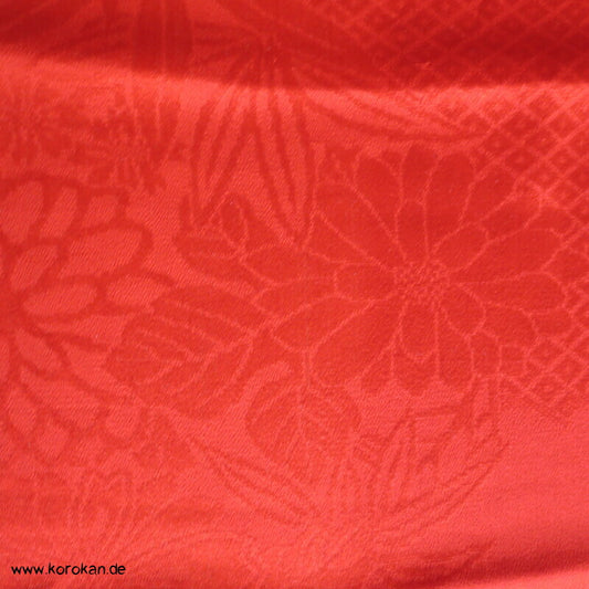 Schmetterling Paulownia rote Rinzu Seidendamast Araihari Juban