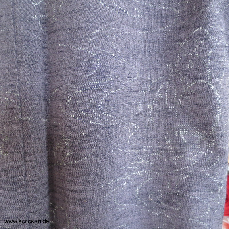 gewebtes Wellenmuster Hitoe Omeshi Komon Kimono