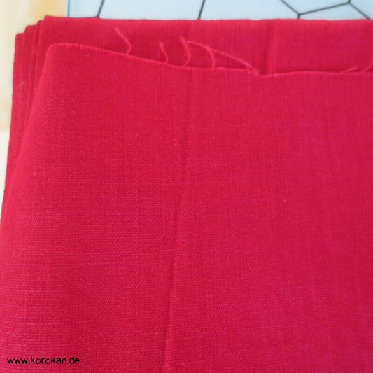 Baumwoll Futterstoffrest kirschrot