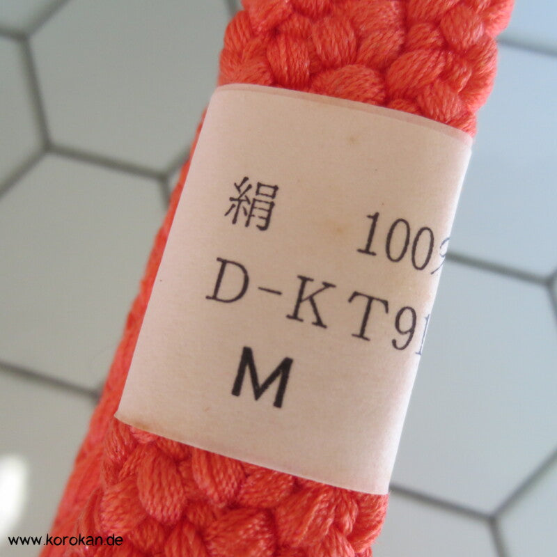lachsorange uni Obijime, geflochten, dick