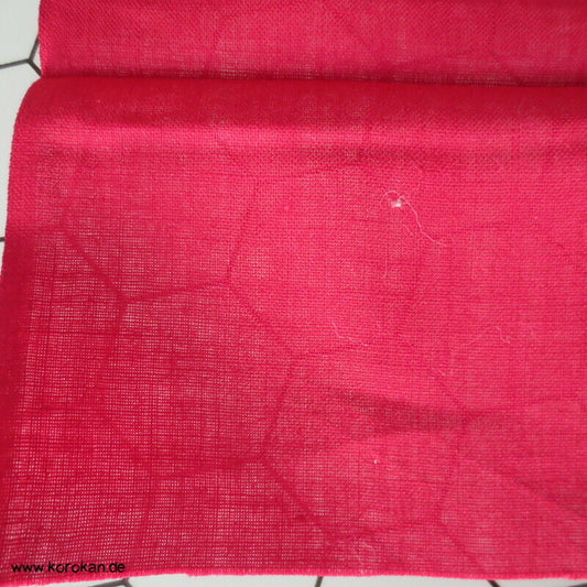 Baumwoll Kimonofutter Stoffrest kirschrot