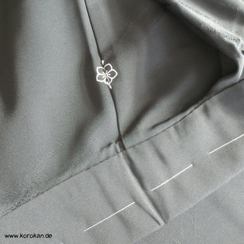 abstraktes Diagonal Webmuster Haori Kimono Jacke