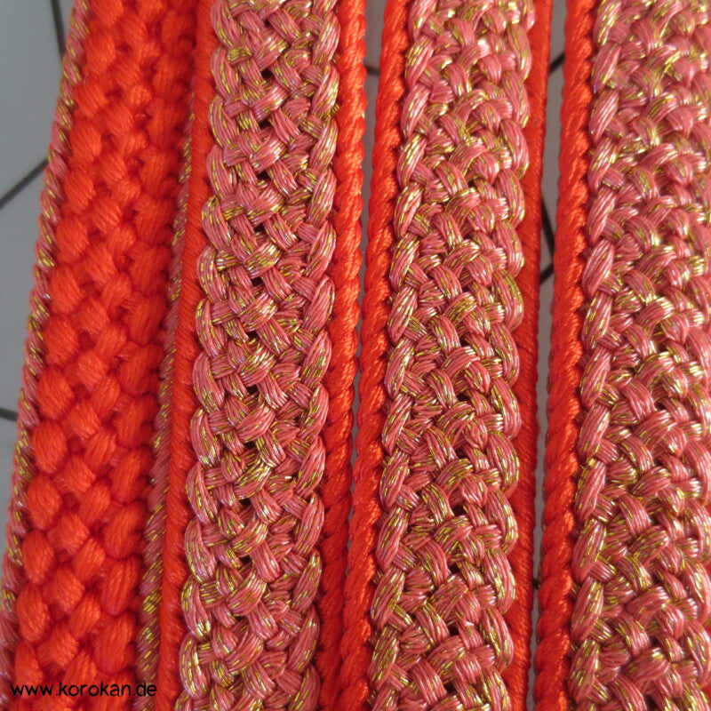 orange gold Obijime, Seide / Lurex