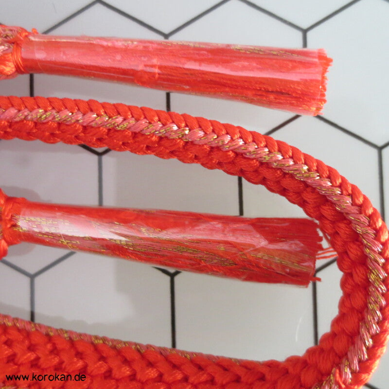 orange gold Obijime, Seide / Lurex