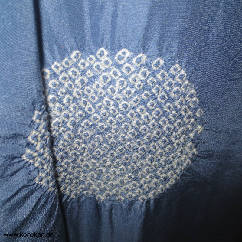 Berglandschaft Juban Unterkimono, Seide mit Shibori Elementen