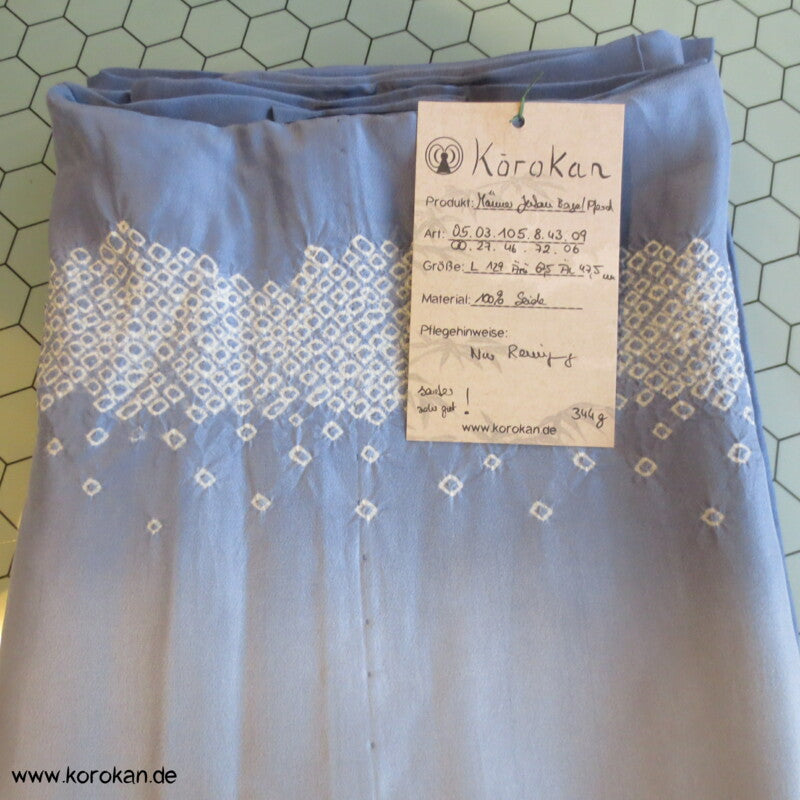 Berglandschaft Juban Unterkimono, Seide mit Shibori Elementen