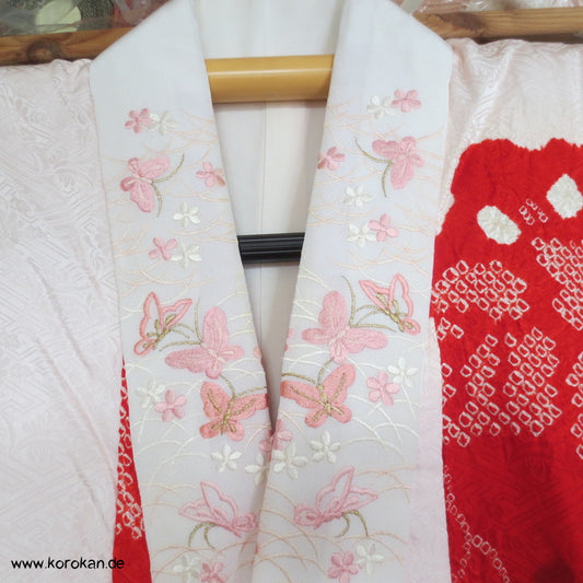 Shibori, Stickereien Han Eri, Juban Kimono für Furisode