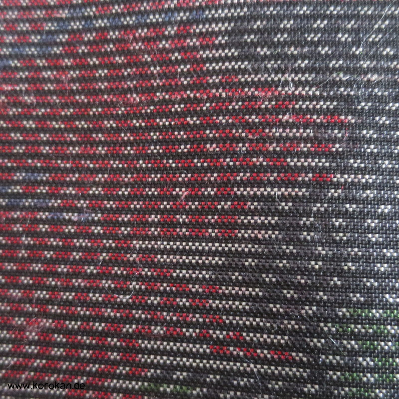 verschwommene Blüten Kasuri Tsumugi Seiden Kimono