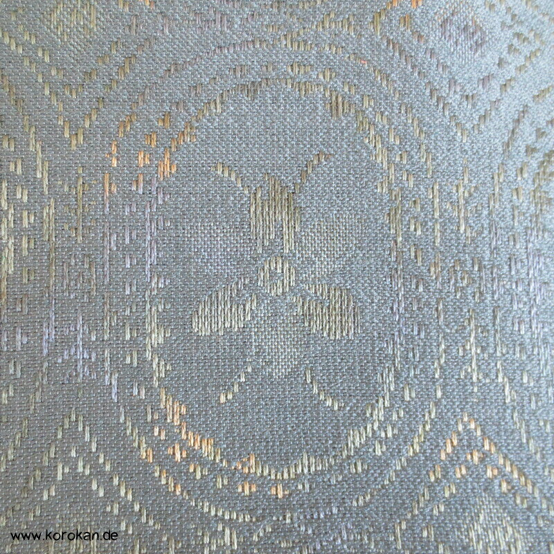 Japan Blumenvignetten Kimono Wolle / Seide Jacquard Stoffrolle