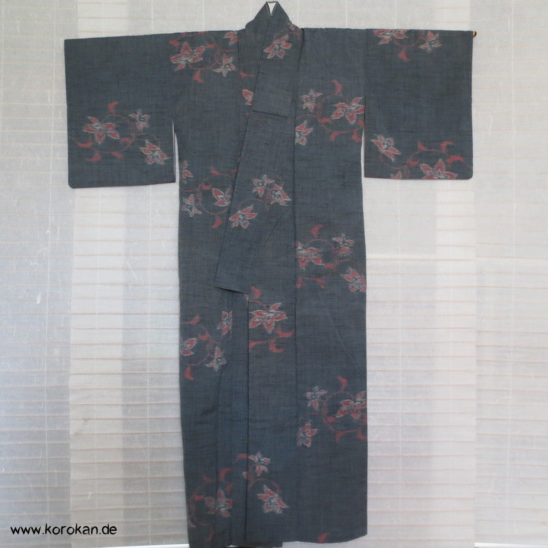 Woll Kasuri Alltags Kimono - Kasuri Arabesken