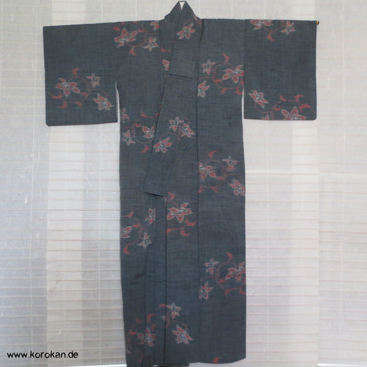 Woll Kasuri Alltags Kimono - Kasuri Arabesken