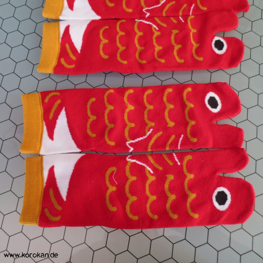 Tabi Socken Koi orange