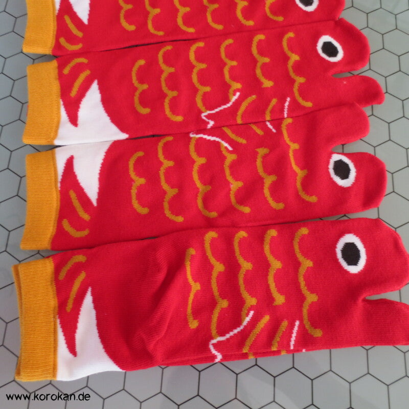 Tabi Socken Koi orange
