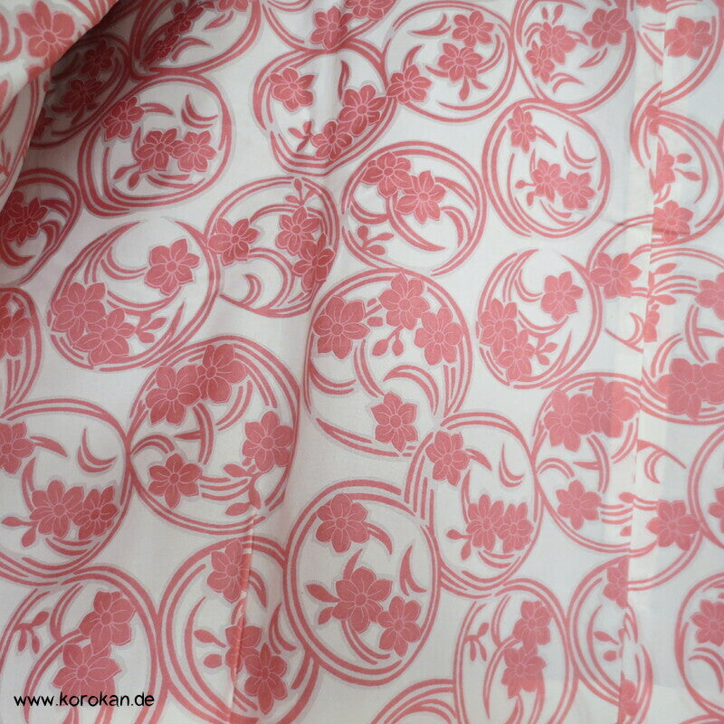 rote wilde Wellen Seide Michiyuki Jacke