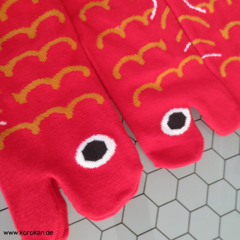 Tabi Socken Koi orange