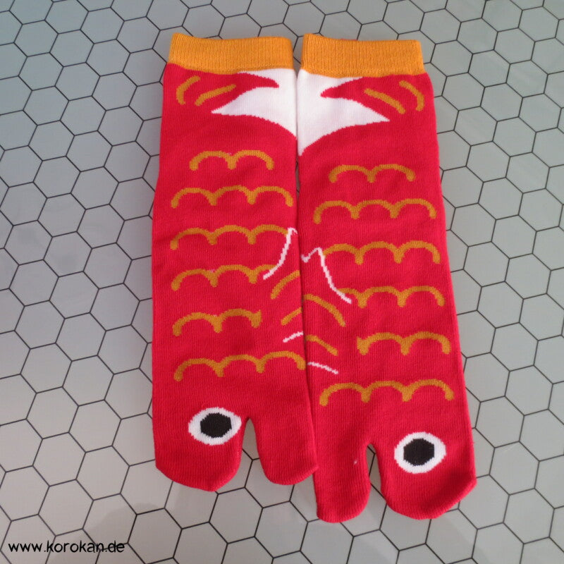 Tabi Socken Koi orange
