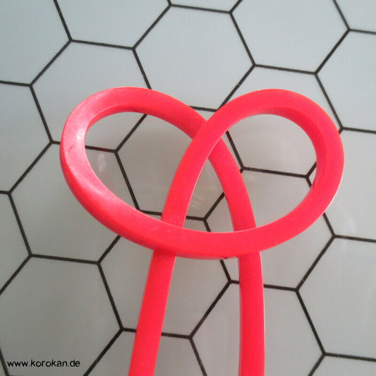 rote Knoten Haarnadel