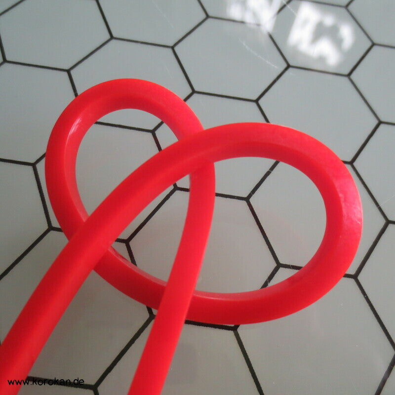 rote Knoten Haarnadel