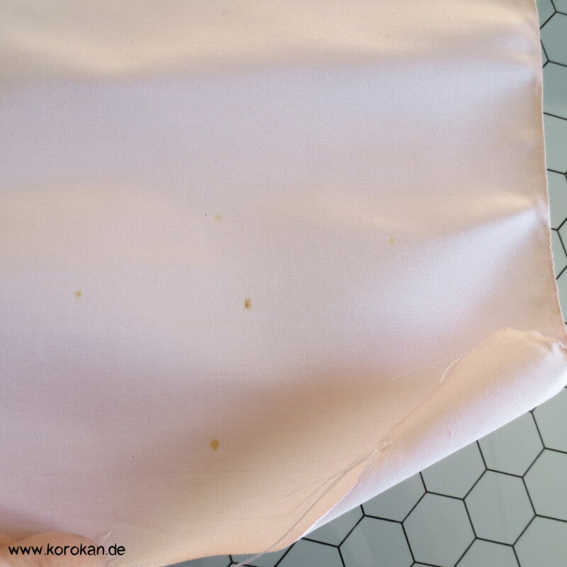 zartrosa uni Obi Futter Seiden Rips, fest und steif