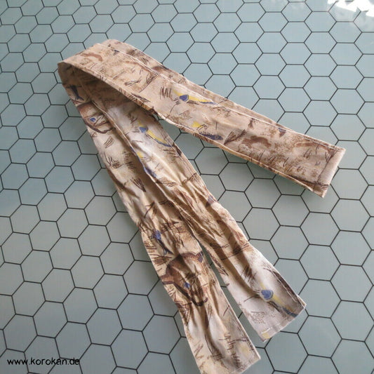 kleiner Baumwoll Himo Kimono Bindeband, Fische