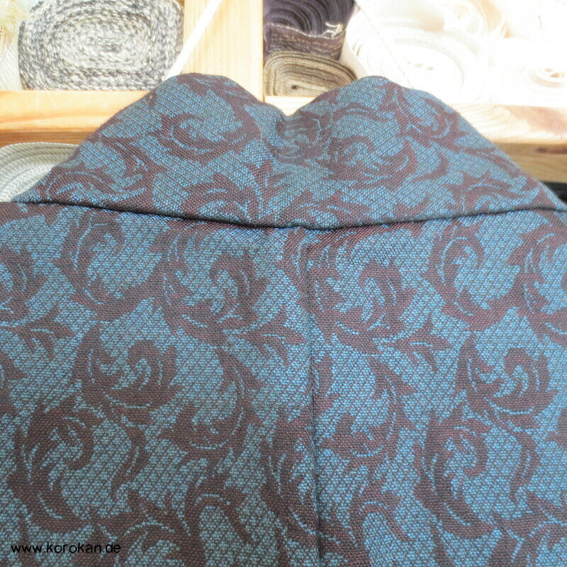Jacquard Arabesken Hitoe Woll Kimono