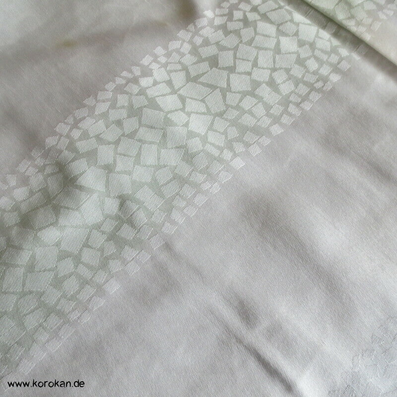 Haori Kimono Jacke petrol blasiger Seiden Matelassé
