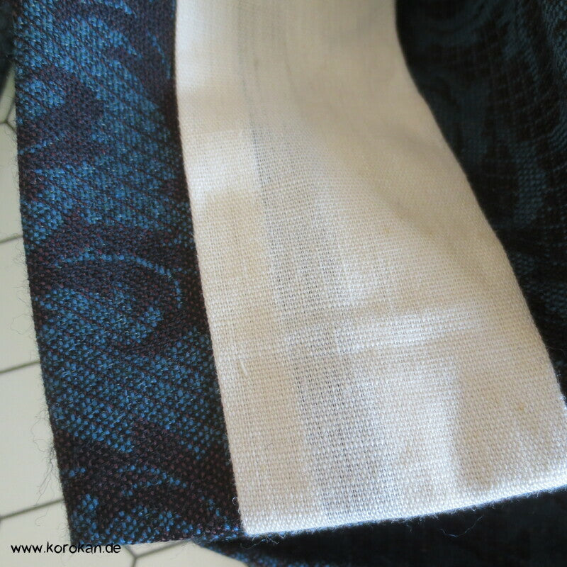 Jacquard Arabesken Hitoe Woll Kimono
