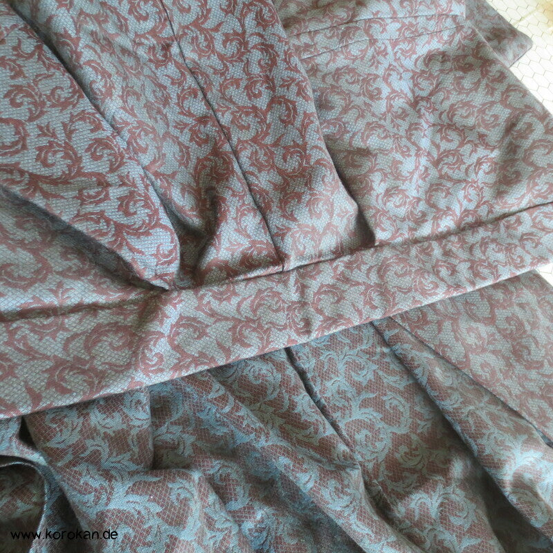 Jacquard Arabesken Hitoe Woll Kimono