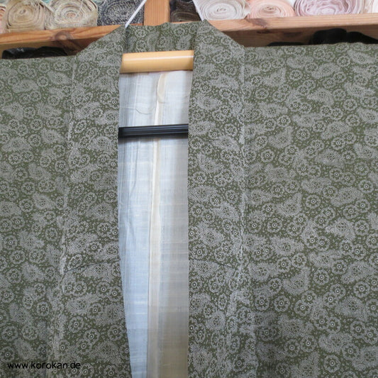 Blumen Edo Komon antiker Kimono