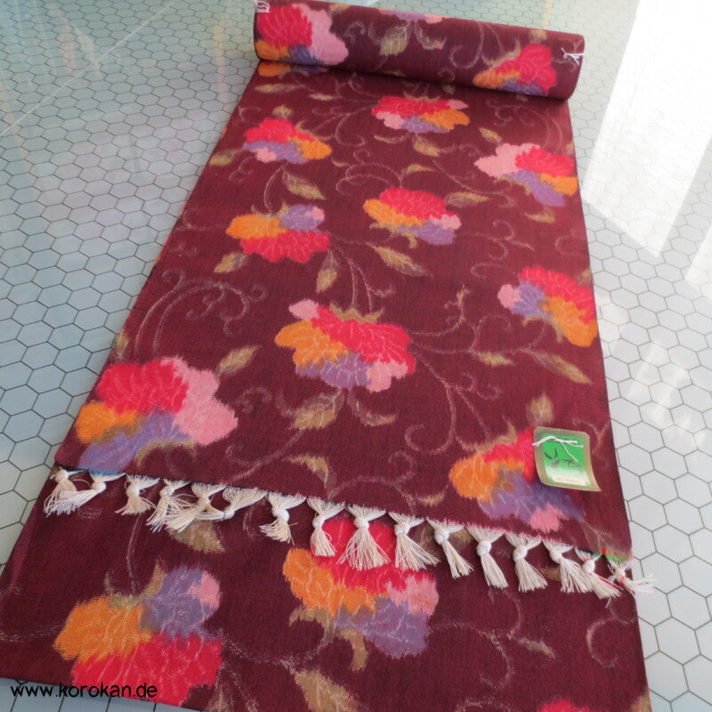 bunte Arabesken Kasuri Kimono Wolle