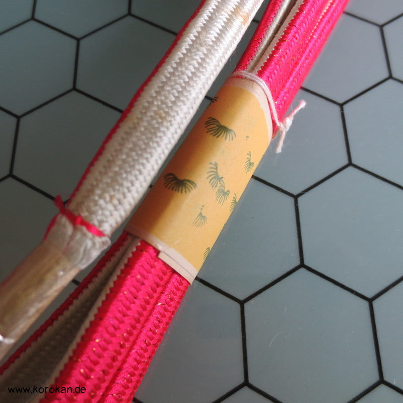 pink weiß Obijime, geflochten, im Originalzustand