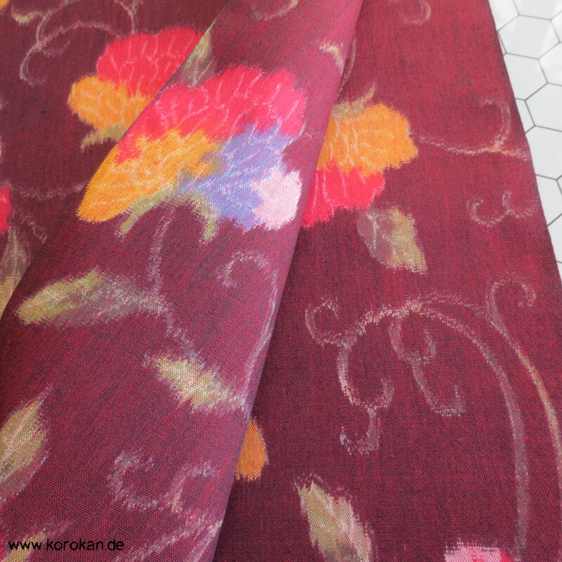 bunte Arabesken Kasuri Kimono Wolle