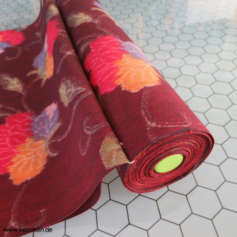 bunte Arabesken Kasuri Kimono Wolle