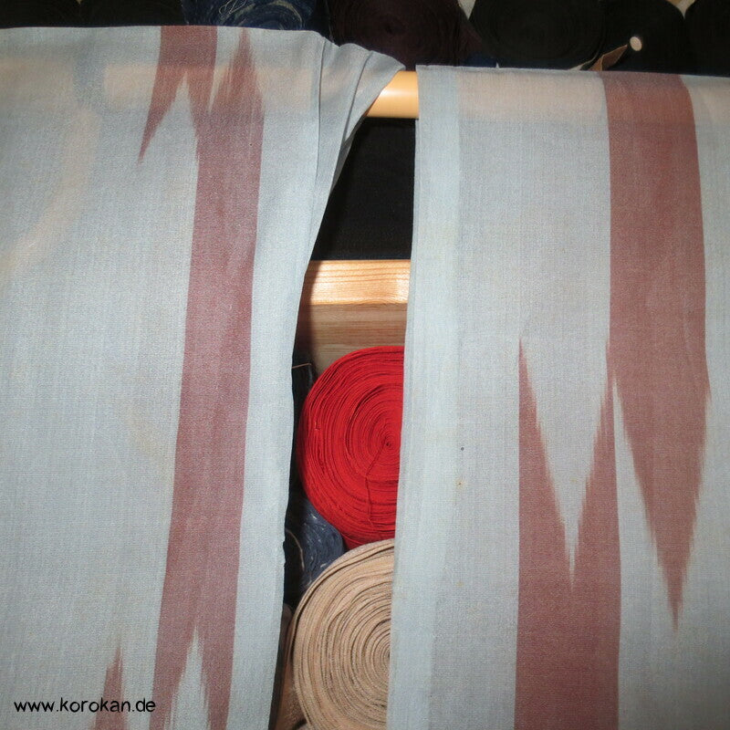 Pfeilmuster Kasuri Organza Hitoe Kimono