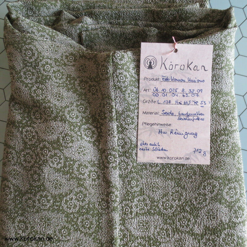 Blumen Edo Komon antiker Kimono