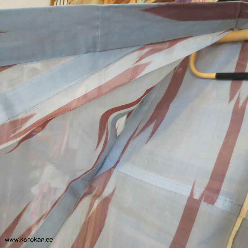 Pfeilmuster Kasuri Organza Hitoe Kimono