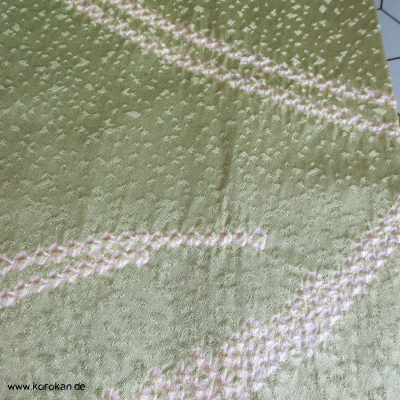 Frühlingswiese Shibori Seiden Komon Kimono