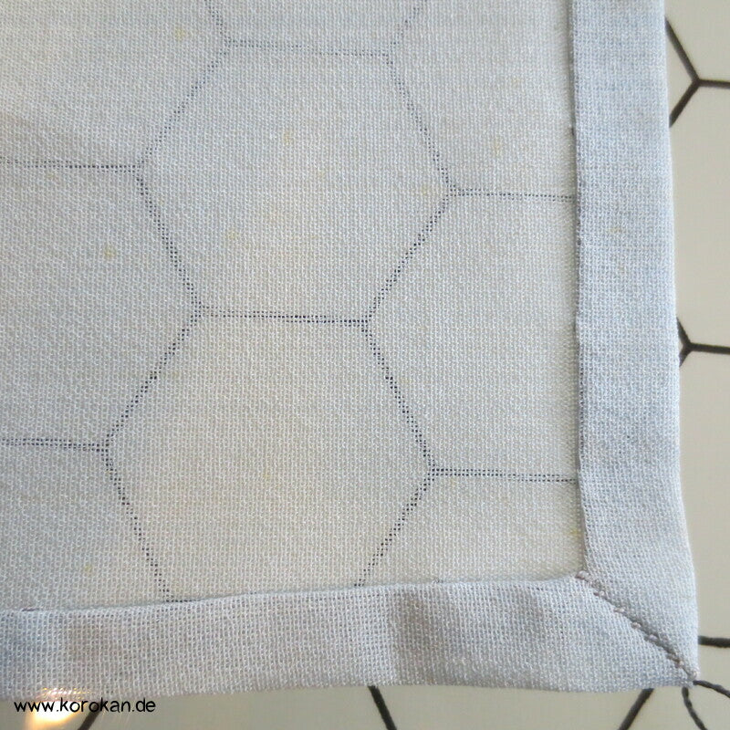 Pfeilmuster Kasuri Organza Hitoe Kimono