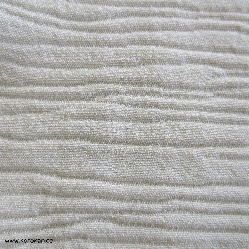 Nebelmuster in Lurex und Urushi Seiden Kimono Borkenkrepp
