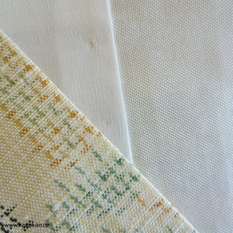 Japan Bambus Kasuri Tsumugi Seiden Kimono