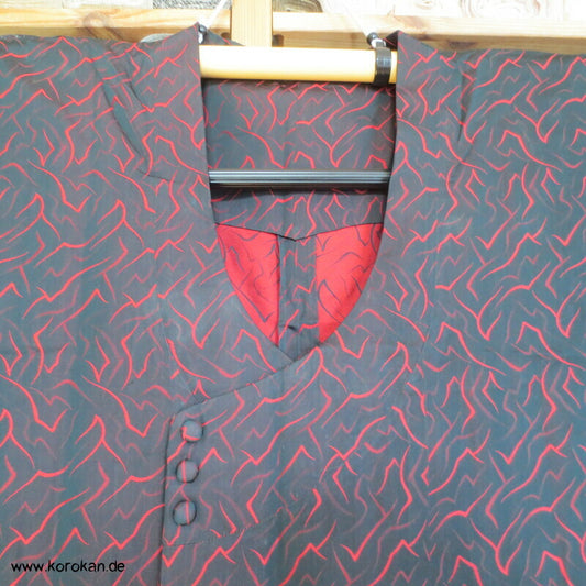 Feuer Seide Michiyuki Kimono Regenmantel von Mukai Asahikawa