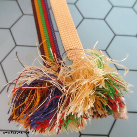 buntgestreifter Obijime, Seide