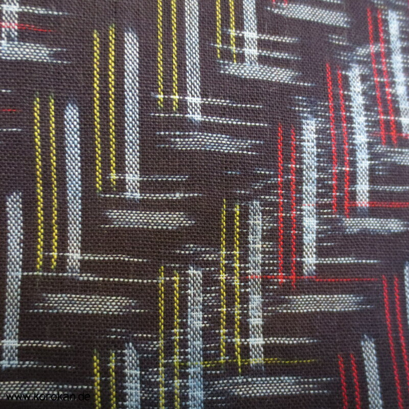 Kurume Kasuri Zacken Baumwolle Hitoe Kimono Arbeitsmantel - neu