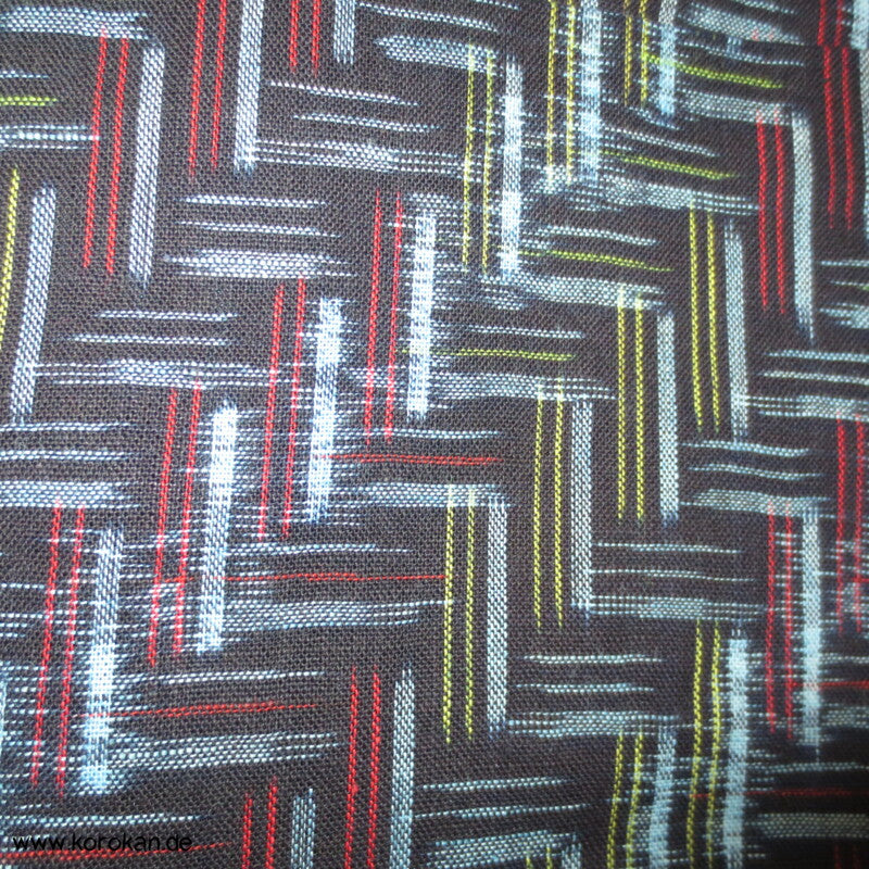 Kurume Kasuri Zacken Baumwolle Hitoe Kimono Arbeitsmantel - neu