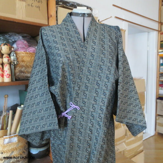 Jacquard Sayagata Wolle / Seide Dochugi